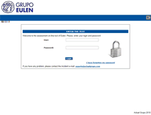 Tablet Screenshot of candidato.evaluacioneseulen.com